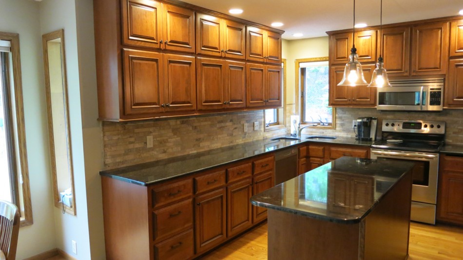 Project Feature: Apple Valley Cabinet Re-face Kitchen Remodel
