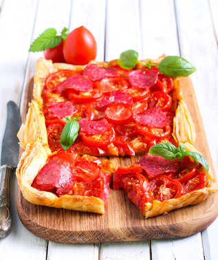 Health & Cooking Tip: Talkin’ Up Tomatoes  |  Tomato Tart Recipe [To Grill or Not to Grill]