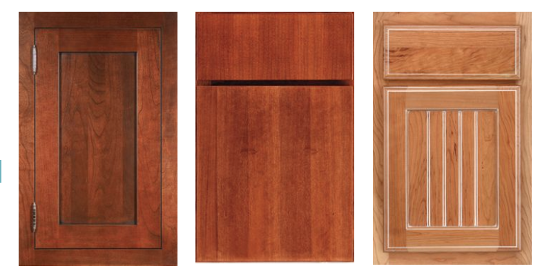 A few door frames from Medallion Cabinetry, offered at The Cabinet Store + Culina Design, Apple Valley MN.