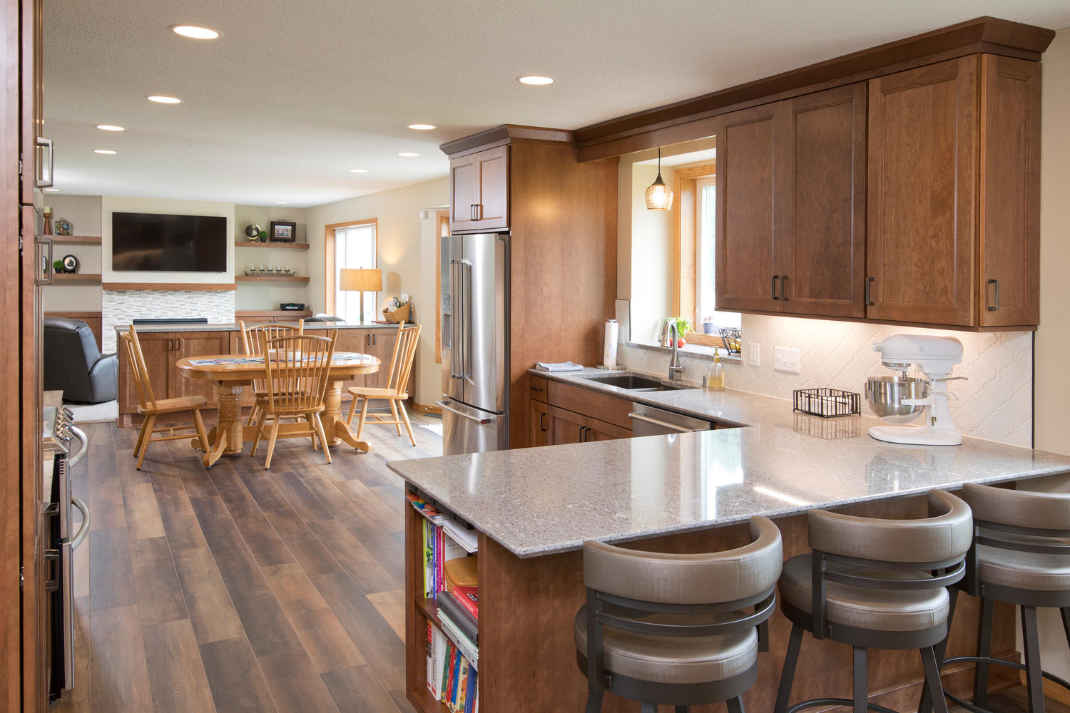 Project Feature: Rosemount Minnesota Kitchen, Dining, & Family Room Remodel