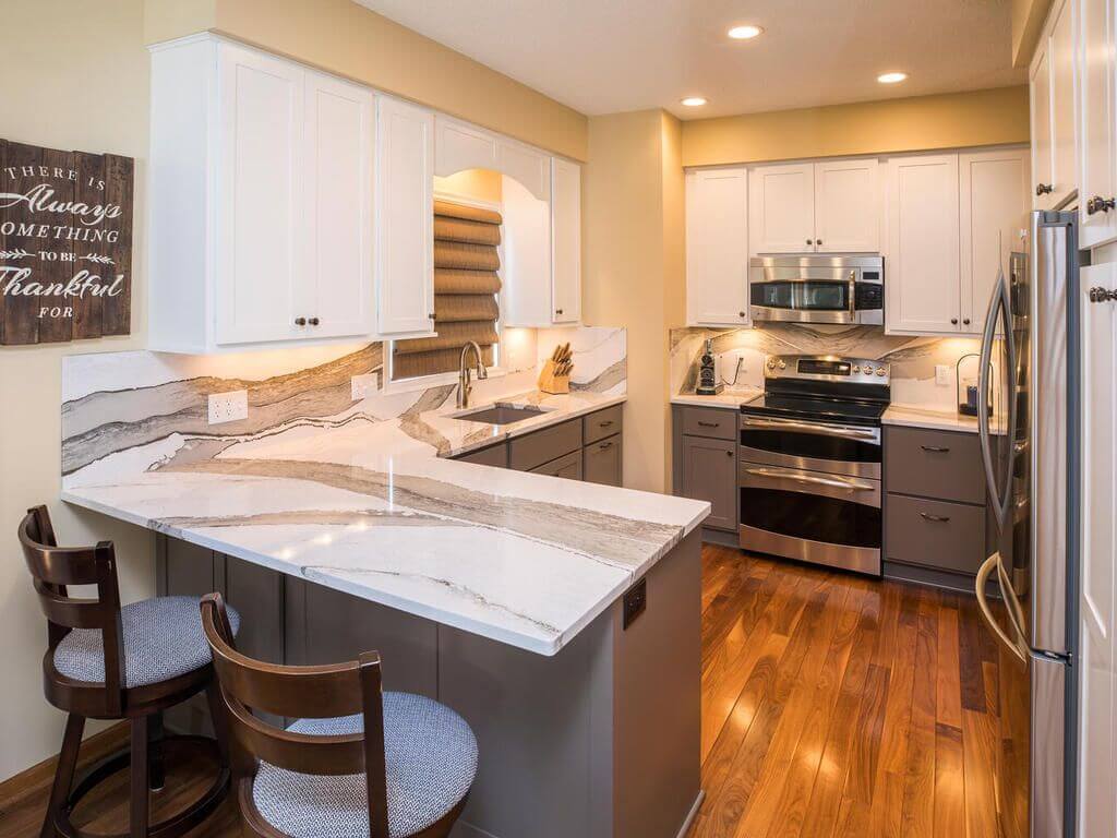 Project Feature: Trendy Two-Tone Kitchen in Lakeville, MN