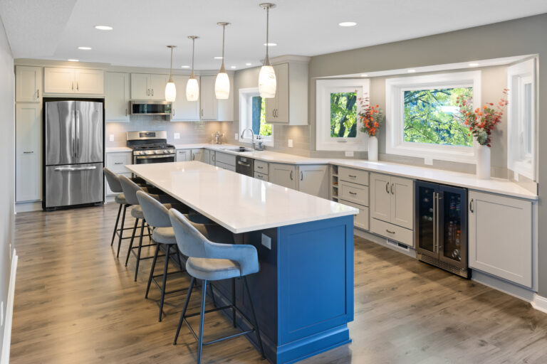 Eagan Cool Tones Kitchen Remodel